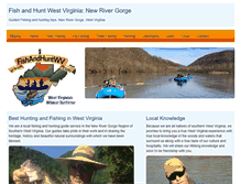 Tablet Screenshot of fishandhuntwv.com